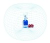 Biocera Alkaline Water Jug with single bottle of Grander Blue Water