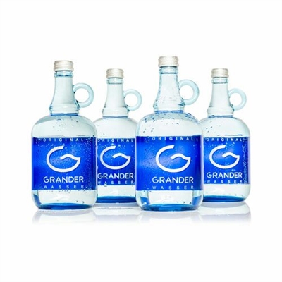 4 (Four) 1 Litre Bottles of Grander Blue Water